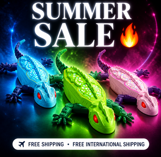 Gecko Rush Remote Control Wall Climbing Lizard Toy — Ceiling & Floor Crawler