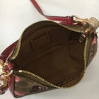 NWT COACH Teri Shoulder Bag CY694 Signature Canvas Cherry Print Tan Brown