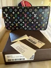 Louis Vuitton Multicolor Zippy Wallet M60275 Violet – Monogram Long Zip-Around Wallet