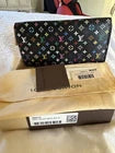 Louis Vuitton Multicolor Zippy Wallet M60275 Violet – Monogram Long Zip-Around Wallet