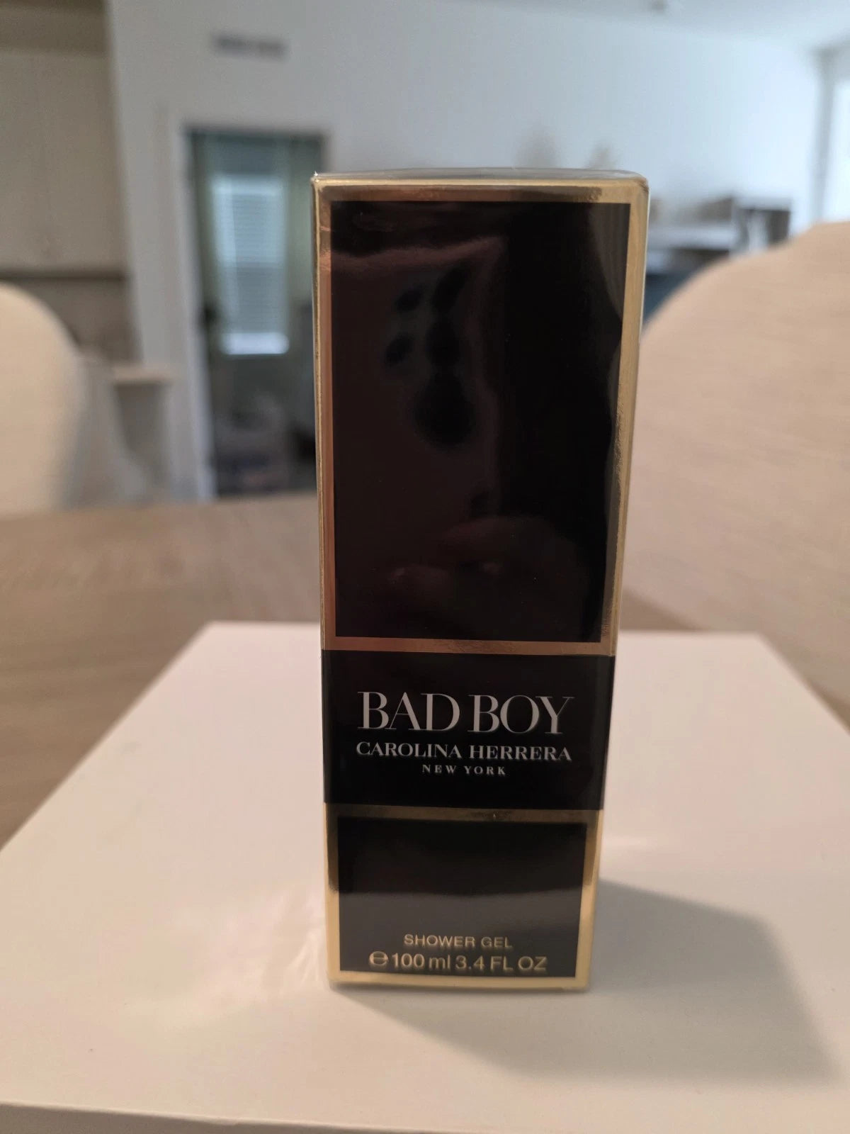 Carolina Herrera Bad Boy Shower Gel 3.4 oz / 100 ml NIB Sealed