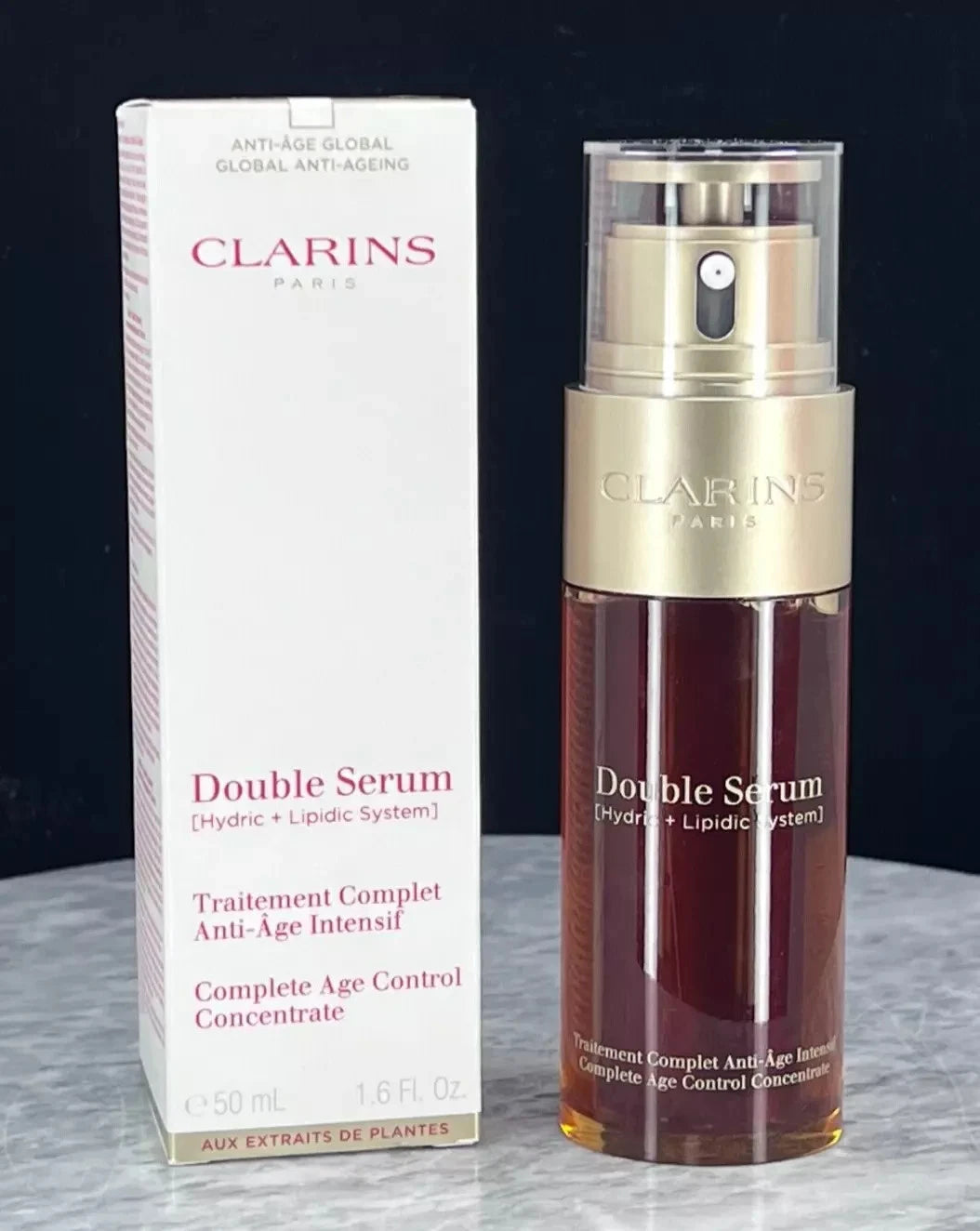 Clarins Double Serum Complete Age Control Concentrate 1.6 oz / 50 ml