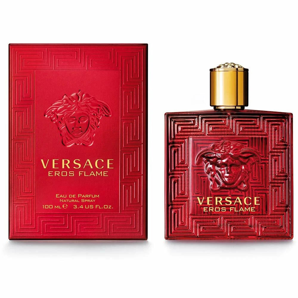 Versace Eros Flame Eau de Parfum for Men 3.4 oz / 100 ml – Brand New