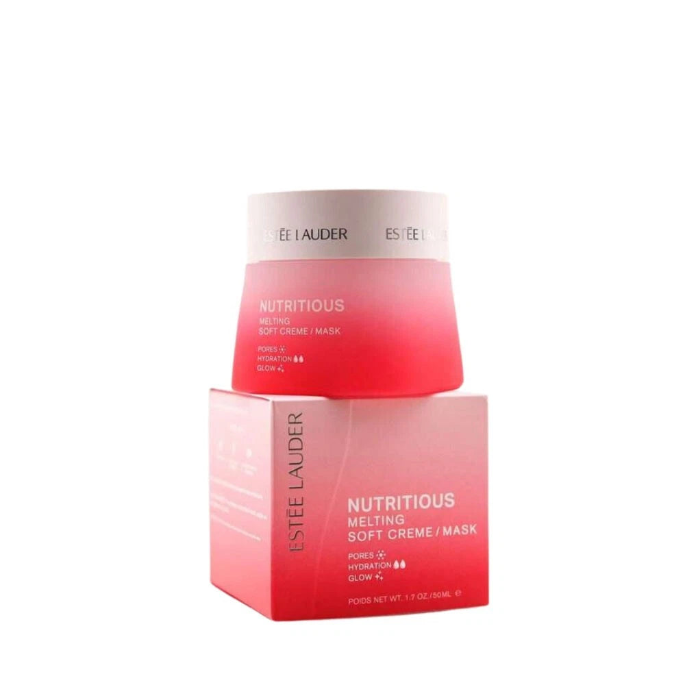Estée Lauder Nutritious Melting Soft Creme/Mask Moisturizer 50ml / 1.7 oz – Hydrating Face Cream