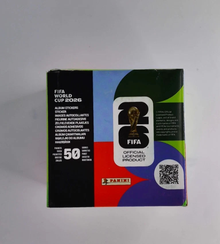 Panini FIFA World Cup 2026 Adrenalyn XL Official Trading Cards – 50 Pack Box