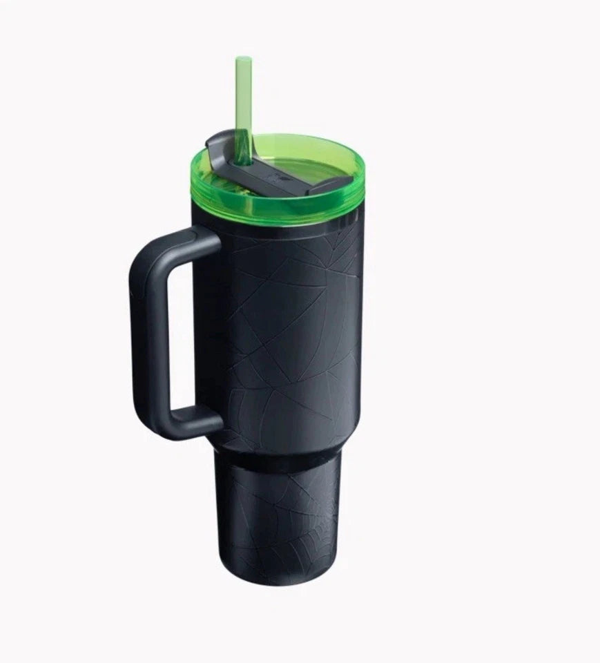 Stanley Halloween Web Glow Quencher H2.0 FlowState™ Tumbler 40oz – Limited Edition