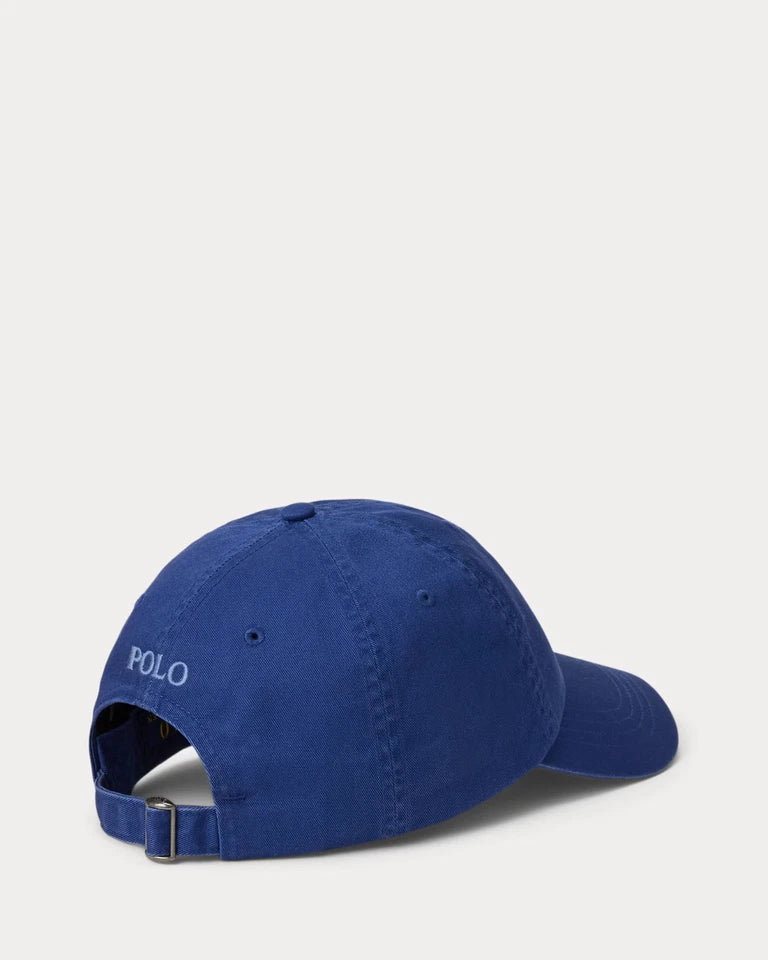 Unisex Ralph Lauren Polo Baseball Cap – Blue Chino Logo – One Size